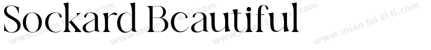 Sockard Beautiful字体转换